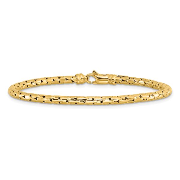 Leslie's 14K Polished Fancy Bracelet - Image 3