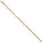 Leslie's 14K Polished Mother of Pearl Link Bracelet - Image 2