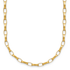 Leslie's 14K Polished Fancy Link with .5in ext. Necklace