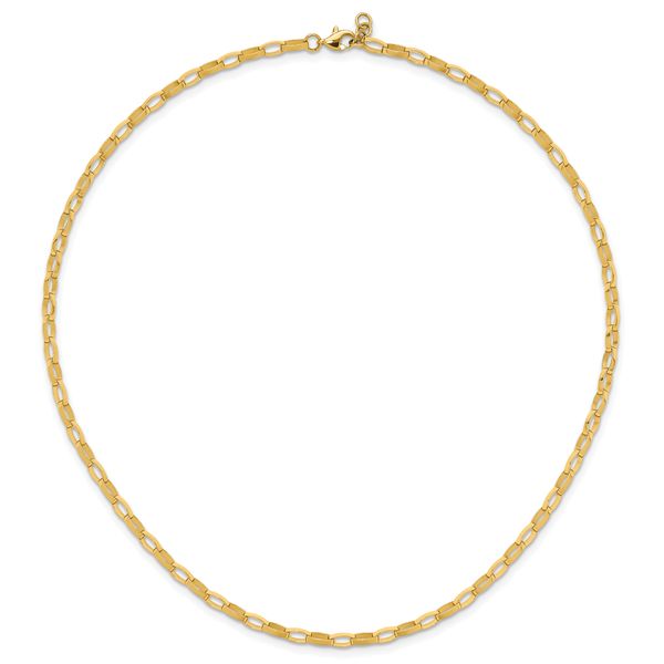 Leslie's 14K Polished Fancy Link with .5in ext. Necklace - Image 4