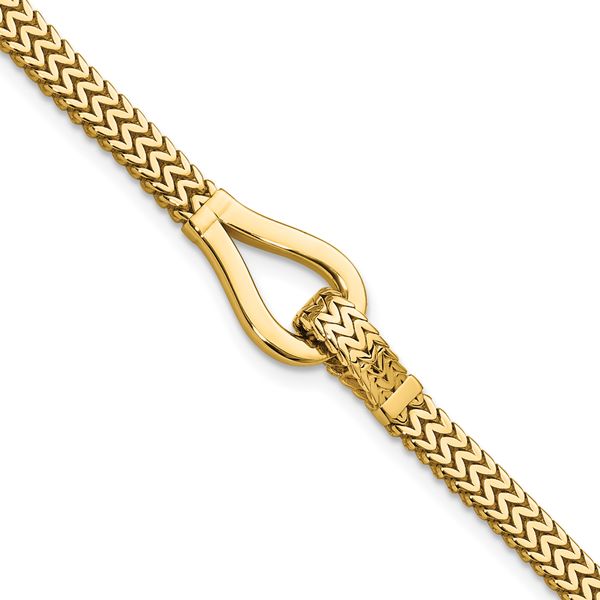 Leslie's 14K Polished Fancy Buckle Bracelet
