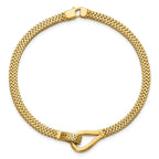 Leslie's 14K Polished Fancy Buckle Bracelet - Image 4