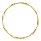 Leslie's 14K Polished Twisted Slip-on Bangle - Image 2