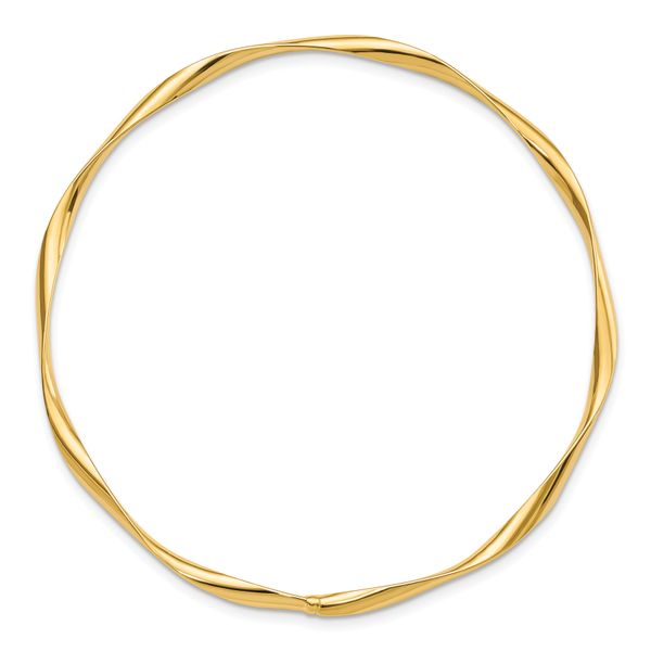 Leslie's 14K Polished Twisted Slip-on Bangle - Image 2
