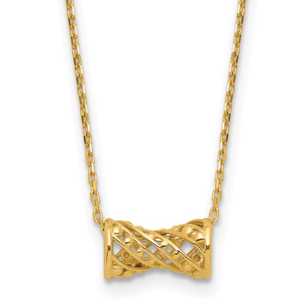 Leslie's 14K Polished Fancy Necklace