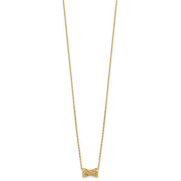 Leslie's 14K Polished Fancy Necklace - Image 2