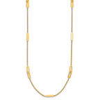 Leslie's 14K Polished Fancy Link with 2in ext. Necklace - Image 2