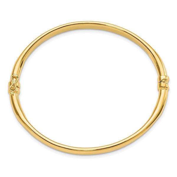 Leslie's 14K Polished Hinged Bangle - Image 2