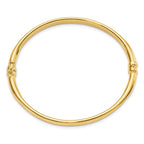 Leslie's 14K Polished Hinged Bangle - Image 2