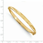 Leslie's 14K Polished Hinged Bangle - Image 3
