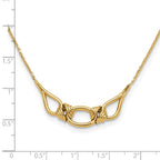 Leslie's 14K Polished Fancy with 2in ext. Necklace - Image 5