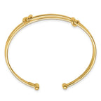 Leslie's 14K Polished Knot Cuff Bangle - Image 2