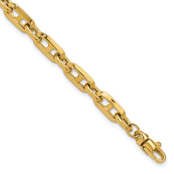 Leslie's 14K Polished Fancy Link Bracelet