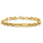 Leslie's 14K Polished Fancy Link Bracelet - Image 3