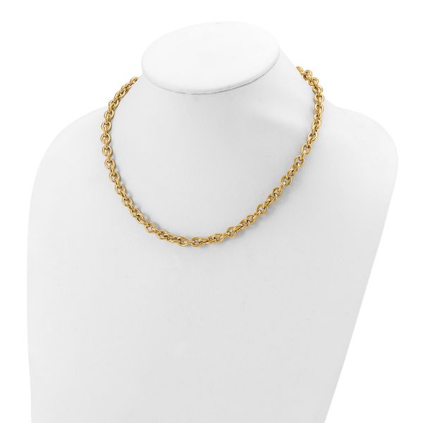 Leslie's 14K Polished Fancy Link Necklace - Image 3