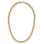 Leslie's 14K Polished Fancy Link Necklace - Image 4