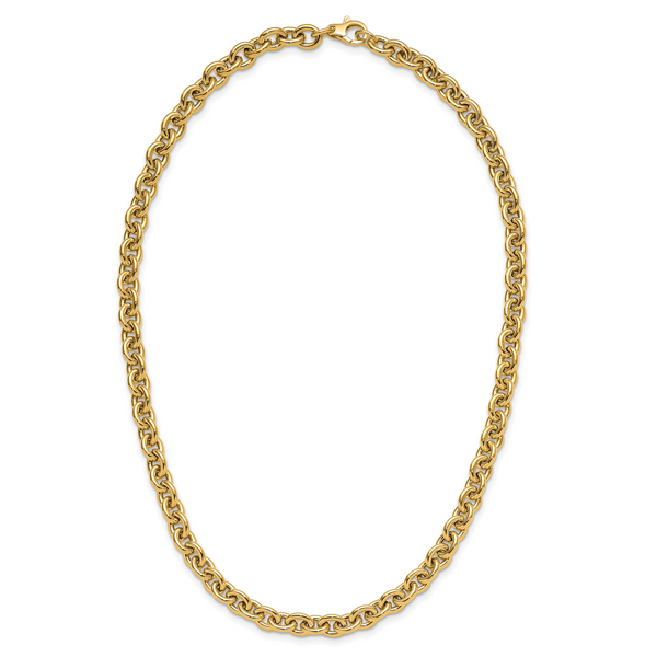 Leslie's 14K Polished Fancy Link Necklace - Image 4