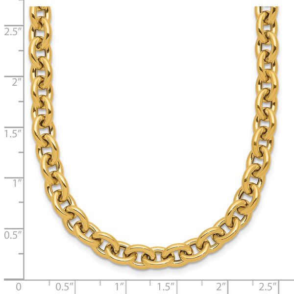 Leslie's 14K Polished Fancy Link Necklace - Image 5