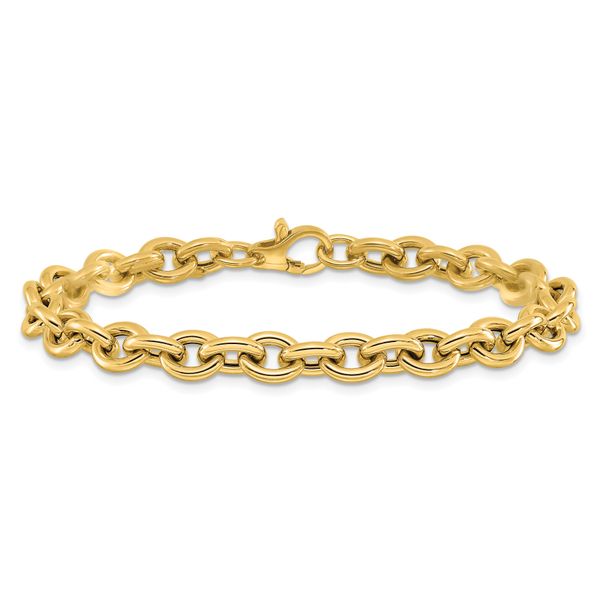 Leslie's 14K Polished Fancy Link Bracelet - Image 3