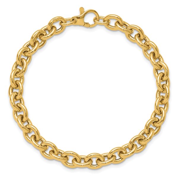 Leslie's 14K Polished Fancy Link Bracelet - Image 4