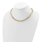 Leslie's 14K Polished Fancy Link Toggle Clasp Necklace - Image 3