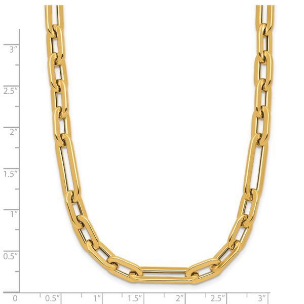 Leslie's 14K Polished Fancy Link Toggle Clasp Necklace - Image 5
