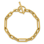 Leslie's 14K Polished Fancy Link Toggle Clasp Bracelet - Image 4