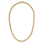 Leslie's 14K Polished & Textured Fancy Link Necklace - Image 4