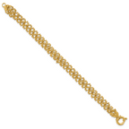 Leslie's 14K Polished Woven Link Bracelet - Image 2