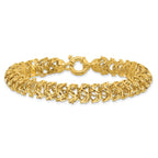Leslie's 14K Polished Woven Link Bracelet - Image 3