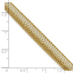 Leslie's 14K Polished Woven Dome Bracelet - Image 5