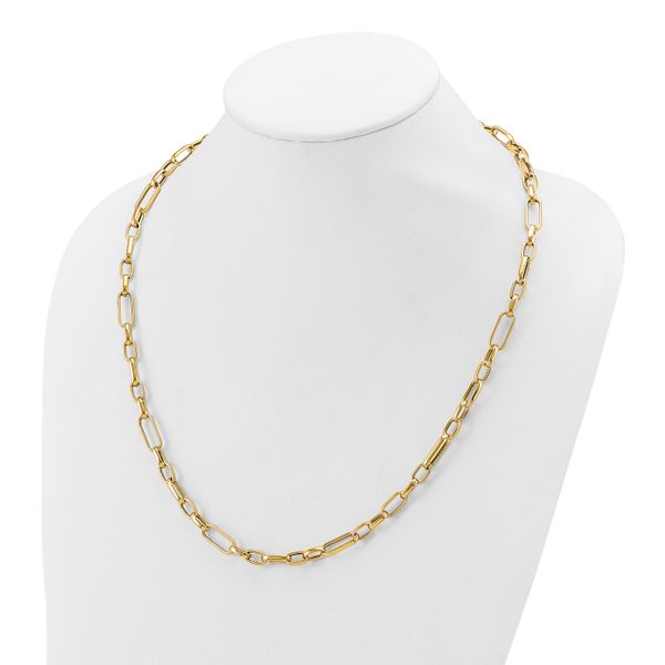 Leslie's 14K Polished Fancy Link Necklace - Image 3