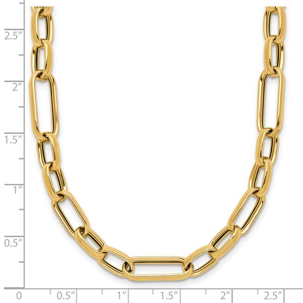Leslie's 14K Polished Fancy Link Necklace - Image 5