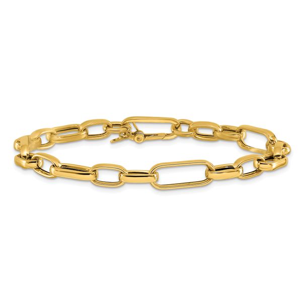Leslie's 14K Polished Fancy Link Bracelet - Image 3