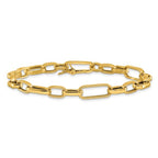 Leslie's 14K Polished Fancy Link Bracelet - Image 3