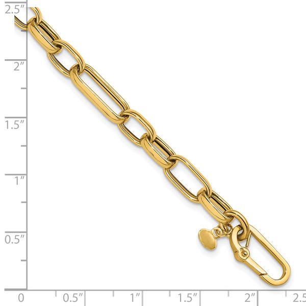 Leslie's 14K Polished Fancy Link Bracelet - Image 5