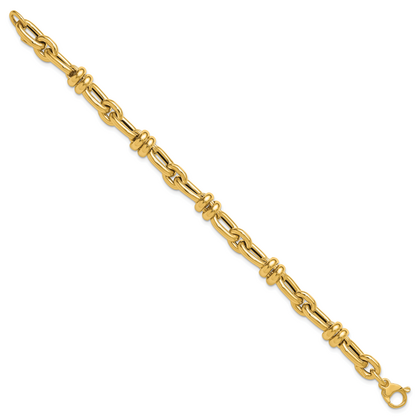 Leslie's 14K Polished Fancy Link Bracelet - Image 2