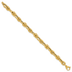Leslie's 14K Polished Fancy Link Bracelet - Image 2