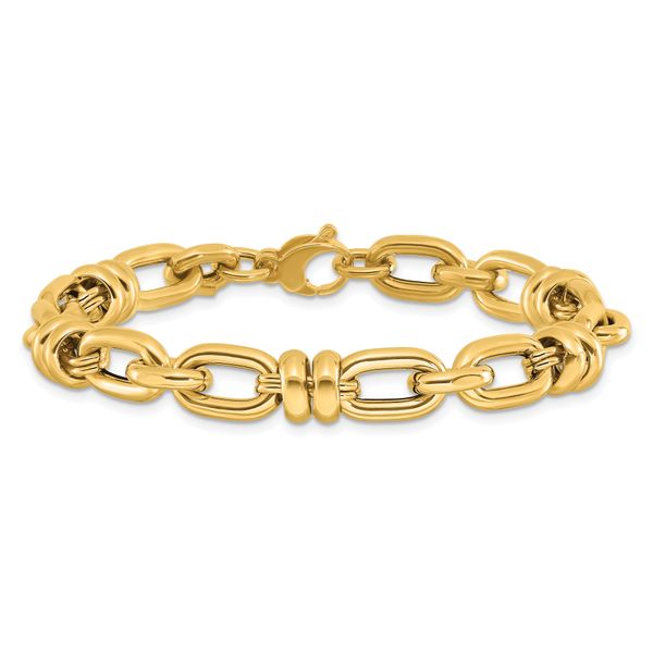 Leslie's 14K Polished Fancy Link Bracelet - Image 3