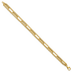Leslie's 14K Polished 3-strand Fancy Link Bracelet - Image 2