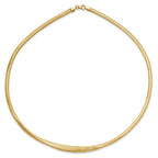 Leslie's 14K Polished Ridged Graduated Necklace - Image 4
