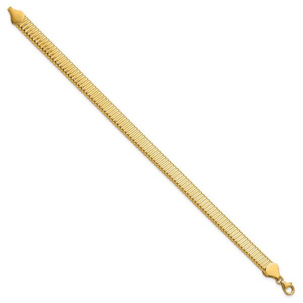 Leslie's 14K Polished Ridged Bracelet - Image 2