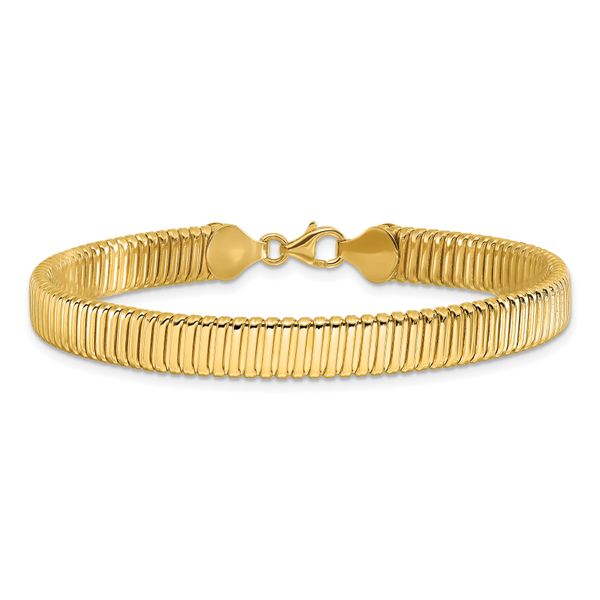 Leslie's 14K Polished Ridged Bracelet - Image 3