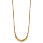 Leslie's 14K Polished Graduated Fancy Link Necklace - Image 2