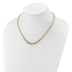 Leslie's 14K Polished Graduated Fancy Link Necklace - Image 3