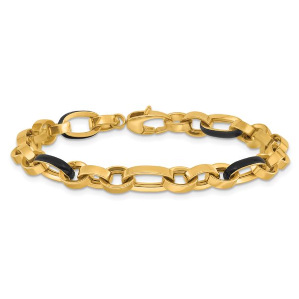 Leslie's 14K Polished with Enamel Link Bracelet - Image 3