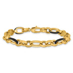 Leslie's 14K Polished with Enamel Link Bracelet - Image 3