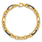 Leslie's 14K Polished with Enamel Link Bracelet - Image 4