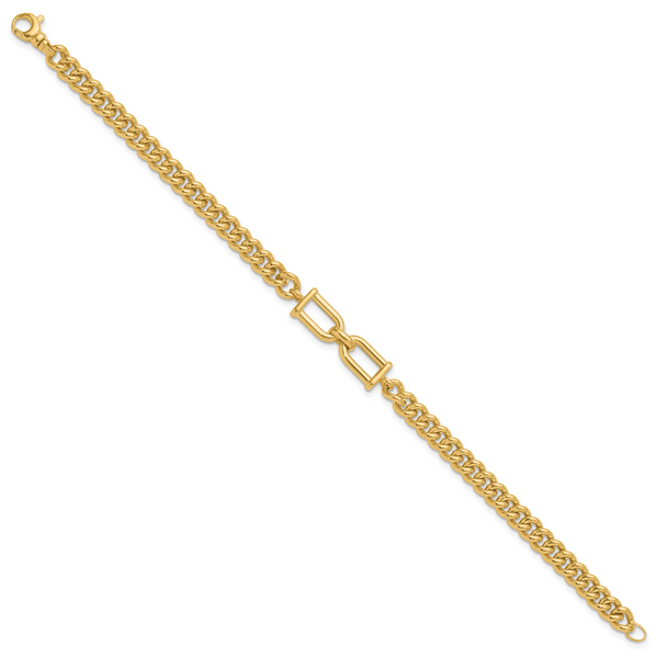 Leslie's 14K Polished Fancy Link Bracelet - Image 2
