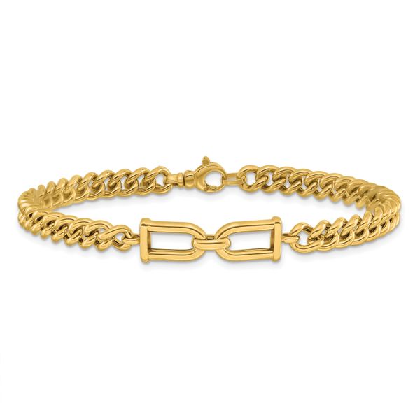 Leslie's 14K Polished Fancy Link Bracelet - Image 3
